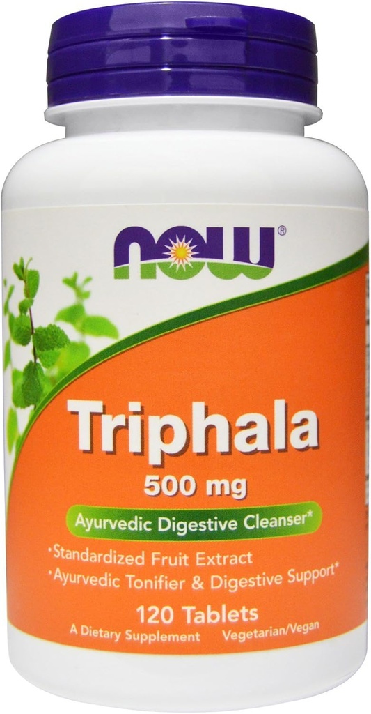 Ahora Triphala, 500 mg, 120 Tabletas (Pack of 2)