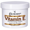 Cococare Vitamina E Crema hidratante de fórmulas súper ricas - Moisturizador de piel de alta potencia - 4 Oz