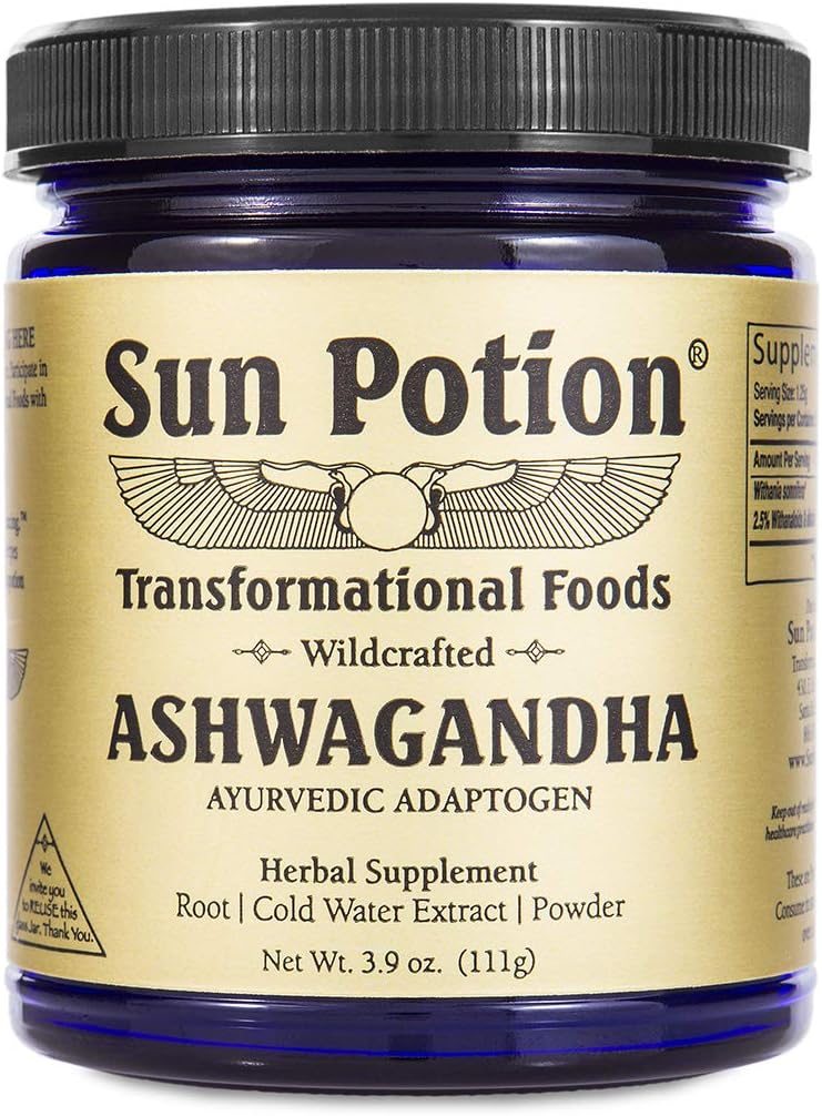 Sun Potion Ashwagandha (Wildcrafted) | 111 Grams | 88 Servings
