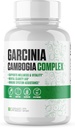 Garcinia Cambogia Extra Strength  #1 Nuevo Garcinia Cambogia Suplemento Plus Potasio Chloride, Calcio Carbonato " Chromium Amino Acid ← Aumentar la energía " Stamina - 60 cápsulas veganas