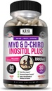 Kaya Naturals Myo " D-Chiro Inositol Plus Support for Women, Vitamina B8-60 Capsules