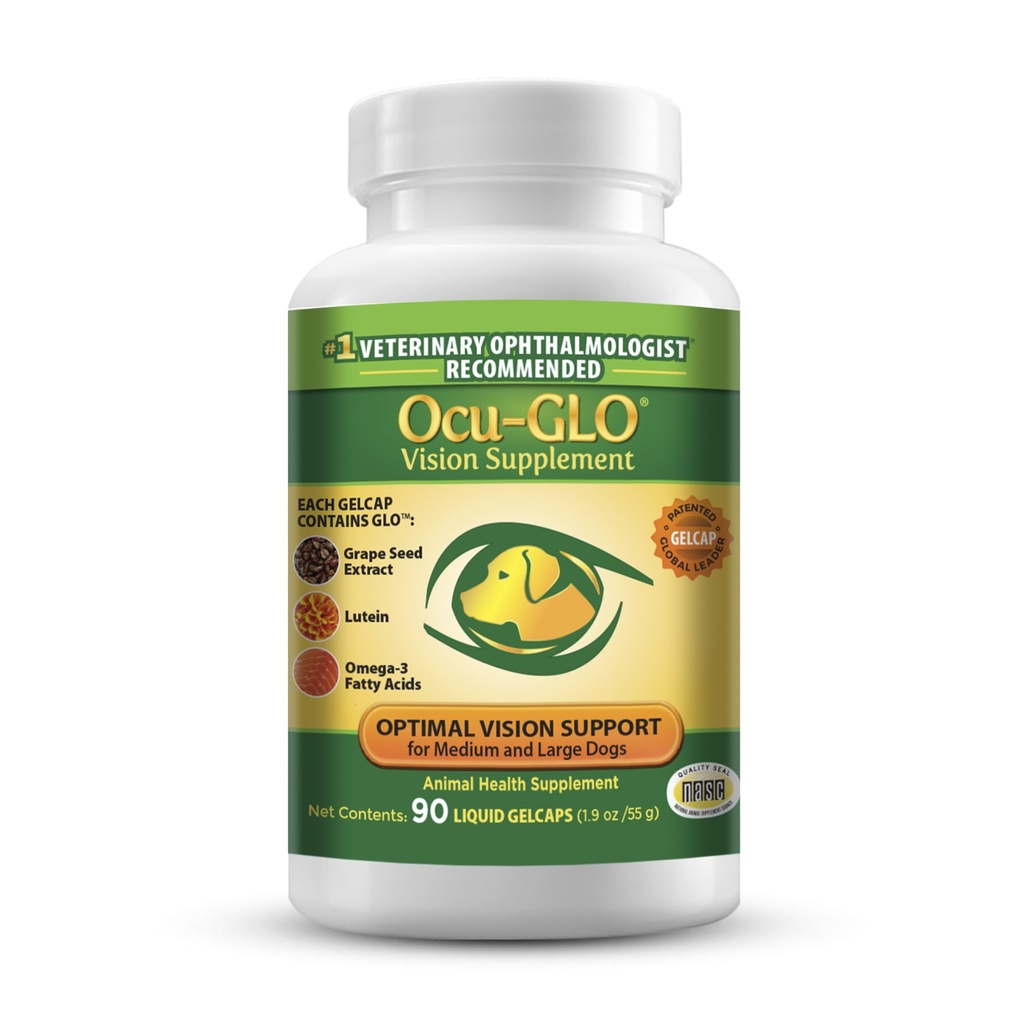 Ocu-GLO para perros medianos a grandes, 11+ lb, 90 cuenta