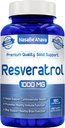 Resveratrol 1000mg Capsules ← Vegan Friendly Resveratrol Suplemento de Easy Absorption Antioxidant Japanese Knotweed for Skin Heart and Brain Support ← Made in US cGMP Facilities (90 Day Supply)