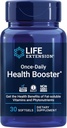 Extensión de la vida Booster de salud una vez por día, vitaminas E, K1 & K2, fosfolípidos, nutrientes sin grasa para la salud ocular, salud ósea, salud cardíaca, libre de gluten, 1 diariamente, no transgénico, 30 softgels