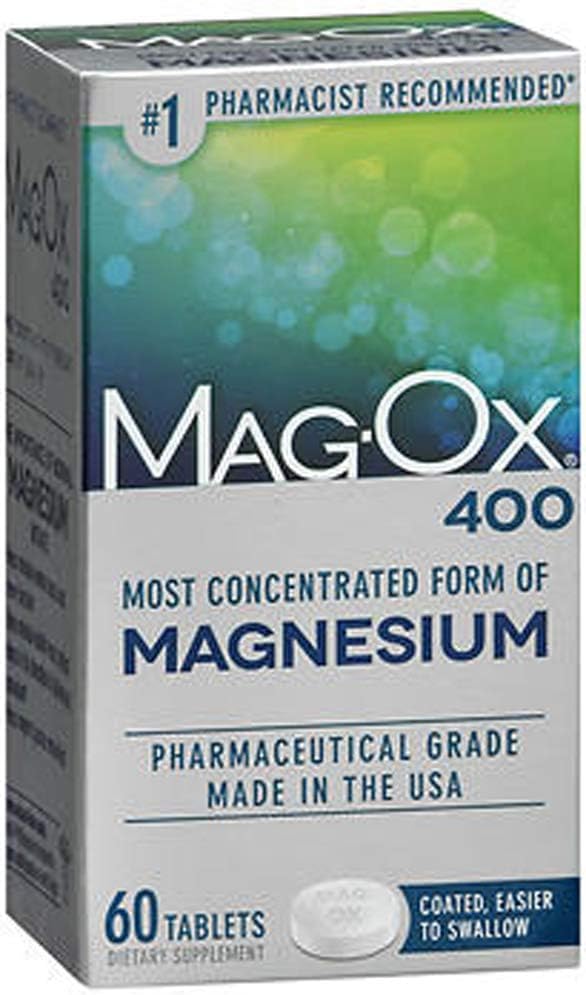 Mag-Ox 400 Magnesio, Tabletas 60 cada uno ( paquete de 3 )