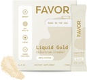 FAVOR Bovine Colostrum Creamer ← Grass Fed Cows ← Powder Packets Para el café Silencioso MCT Petróleo ← Liquid Gold Whole Colostrum ← Keto Friendly Superfood  Made With Butter  Concious Human Health [Unflavored]