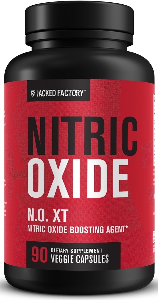 Gato Fábrica N.O. XT Nitric Oxide Suplementos para Hombres w/Nitrosigine L Arginine L Citrulline Suplemento para Bombas musculares &amp; Vascularidad - Pre Workout Nitric Oxide Booster &amp; Muscle Builder - 90 Caps