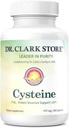 Dr Clark Store Cysteine – 500mg, 100 Gelatin Capsules, apoya la salud respiratoria inmune
