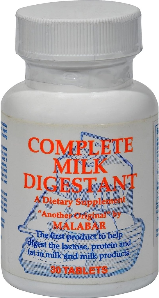 Malabar Digestant completo de leche - 30 Tablets