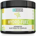 ZHOU Hydro-Fuel - Electrolytes Powder, Sugar Free Hydration Drink Mix w/Magnesium, Zinc, Potasio " Sodium, Nutrients, Minerals " Coconut Water Extract, No Sugar - Lemon Lime, 5.36 oz (30 Servings)