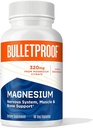 Capsulas de magnesio a prueba de balas, 90 Cuenta, Suplemento para Nervous System, Muscle y Bone Support