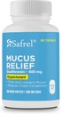 Safrel Pharma Mucus Relief Guaifenesin 400 mg - Fast Acting Expectorant, Thins and Loosens Mucus, Relieves Chest Congestion, Cough, Cold and Flu TEN (300 Conteo (Pack of 1))