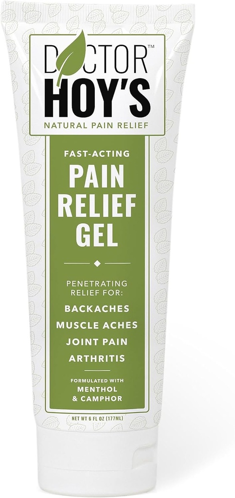 Gel de alivio del dolor natural del DOCTOR HOY, Gel antiinflamatorio de Arnica tópico para la artritis, el dolor conjunto y los estragos musculares - Alivio del dolor limpio, seguro y eficaz