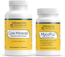 Investigación Nutricional MycoPul Binder & Core Minerals Bundle - Apoyo Minerals Status in The Body During Binder Protocols (2 Productos)