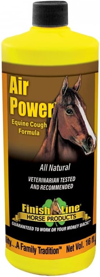 Line Air Power Equine Cough Formula, Tamaño: 16 oz
