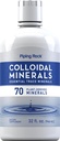 Piping Rock Colloidal Minerals Liquid | 32 fl oz | with 70 Plant-Derived | Essential Trace Supplement | Unflavored | Vegetarian, Non-GMO, Gluten Free