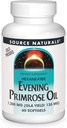 Source Naturals Evening Primrose Oil - Hexane-Free - 1350mg - GLA Yield: 135 mg - Cold-Presed - 60 Softgels