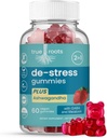 Stress Gummies Same Day Stress Relief ← Refugiarse y calmar Ashwagandha, GABA, Melatonin, l-Theanine, Lemon Balm ← Sugar Free Vegan 60 ct