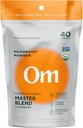 OM Master Blend Mushroom Powder – Suplemento orgánico de setas con 10 setas y Ashwagandha - Apoyo Immunity, Gut Health & Stress Relief, 3.17 oz (40 Servings)