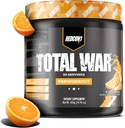 REDCON1 Total War Pre Workout, Orange Crush - Contiene 320mg de Caffeine de Green Tea, Juniper & Beta Alanine - Pre Work Out with Amino Acids to Increase Pump, Energy + Endurance (30 Servings)