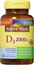 Nm Vit D 2000iu Tamaño 250ct Nature Made Vitamina D 2000iu 250ct