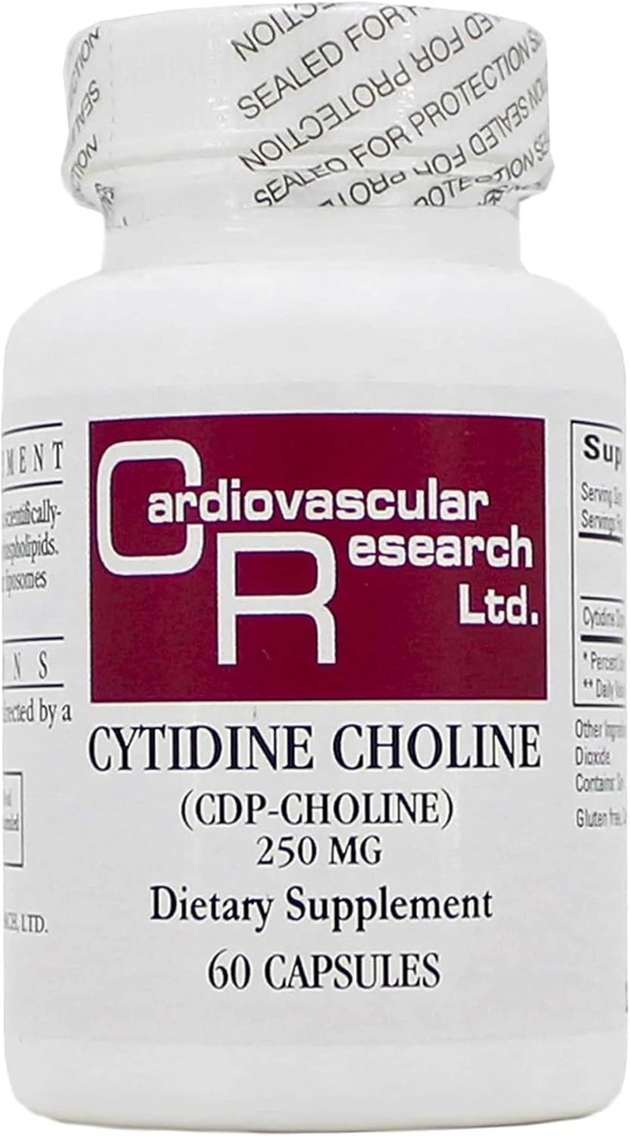 Fórmulas ecológicas - Cytidine Choline 250 mg 60 caps [Salud y Belleza]