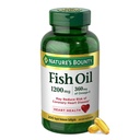 Suplementos de la naturaleza Bounty Fish Oil Omega 3 - Apoya la salud del corazón, 1200 Mg Fish Oil, Omega-3, 200 Softgels (Pack of 1)