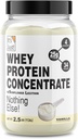 ¡Es sólo! - 100% Whey Protein Concentrate, Made in USA, Premium WPC-80, Natural Vanilla Flavor (2.5 libras, Vainilla)