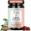 Ganado Wellness Calm &amp; Coleccion, Stress Relief Gummies - Stress Support Suplemento con KSM-66 Ashwagandha, L-Theanine, GABA &amp; Passionflower - Vegan & Gluten-Free Gummy - Raspberry, 42 Conde