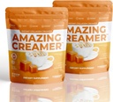 Superfoods Company Amazing Creamer with Collagen - Keto Creamer-Hyaluronic Acid &amp; MCT Oil - Brain Boost &amp; Curbs Cravings - Supports Healthy Skin & Hair - Diet-Friendly [60 Servings] [Salted Caramel]