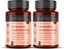 pureclinica 1500mg Glucosamine HLC y Condroitina x 360 Tablets (2 Botellas de 180) - 12 Meses de suministro. El más eficaz y bio activo: Condroitina 90%, Glucosamina HCL 83,1%