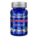 ALLMAX Nutrición Caffeine Pills, Energía Sostenida " Pre - Workout Mental Focus, Absorbing rápido " Vegan, 200 mg, 100 Tablets