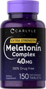 Carlyle Melatonin 40mg Complejo ← 150 Fast Dissolve Tablets