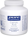 Pure Encapsulations Caprylic Acid | Supplement for Gut and Digestive Health, GI Balance, Gastrointestinal Support, and Intestinal Health* | 240 Capsules