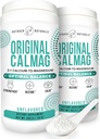 High Absorption 2:1 CalMag Calcium and Magnesium Citrate Supplement - Pure Calcium Malate Powder - Supports Stress Relief, Sleep & Bone Strength - Mineral Drink - Unflavored 16.5 oz (Pack of 2)