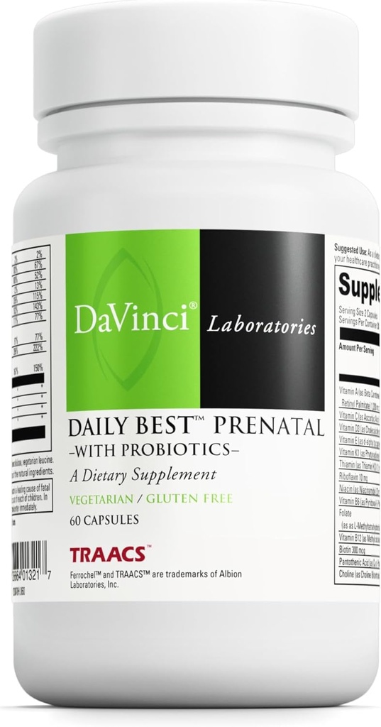 Laboratorios DAVINCI - Mejores Prenatales - 60 cápsulas