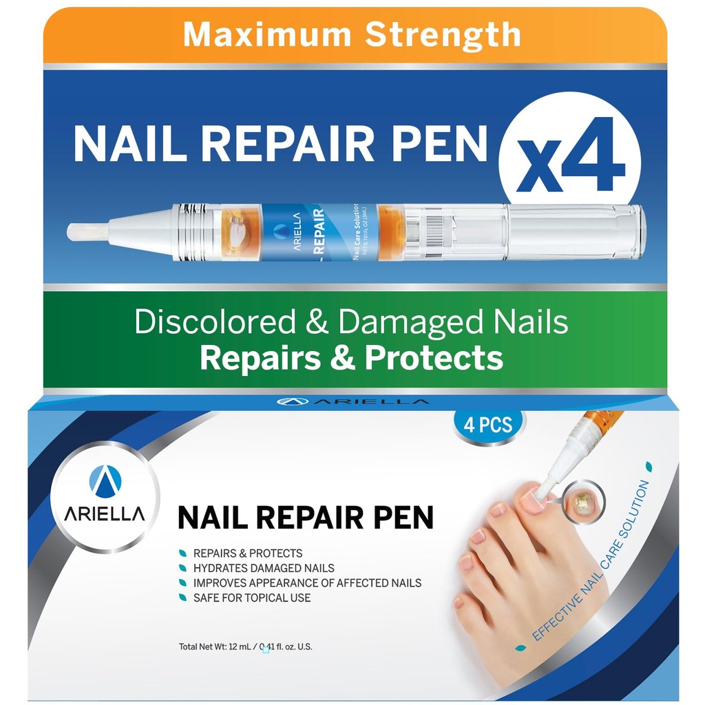 Toenail Fungus Tratamiento Extra Strength: Nail Fungus Tratamiento para Toenail - Fungal Nail Repair Pen 4 Packs