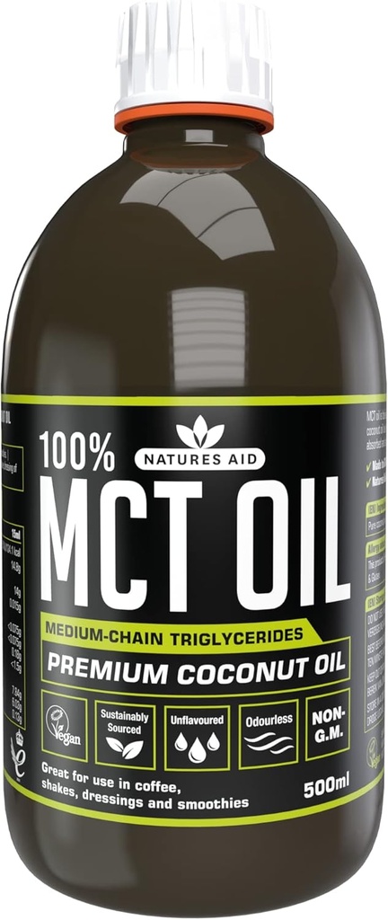 NATURALES AID Mct Oil 100%, 500 ML