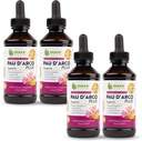 Maxx Herb PAU D’Arco Extracto con Dandelion Root & Red Clover Therapeutic Blend, PAU Darco Tincture Absorbs Better Than Taheebo Tea o Capsules, para Immune Support, 4 Botellas (240 Servimientos)
