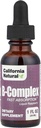 California Natural B Suplemento Sublingual, Raspberry, 1 onza
