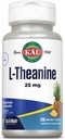 KAL L Theanine 25 mg ActivMelt - Relajación, Estrés, Mood y Focus Suplemento - Delicious Natural Pineapple Flavor with Stevia - Vegetarian - 120 Servings, 120 Instant Dissolve Micro Tablets