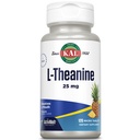 KAL L Theanine 25 mg ActivMelt - Relajación, Estrés, Mood y Focus Suplemento - Delicious Natural Pineapple Flavor with Stevia - Vegetarian - 120 Servings, 120 Instant Dissolve Micro Tablets