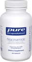 Pure Encapsulations Niacinamide ← Vitamina B3 Suplemento de Apoyo Energía Metabolismo, Movilidad Conjunta y Función Metabólica* ← 90 Capsules