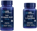 Super R-Lipoic Acid 240mg y Acetyl-L-Carnitine 100 cápsulas - Energía celular y salud cerebral