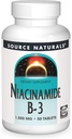 Fuente Naturales Niacinamida B-3, 1500 mg Suplemento dietético - 50 Tablas