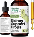 Forever Puppy Kidney Support Drops for Dogs - Cordyceps Mushroom, Astragalus, Stinging Nettle Leaf Extract - Liquid Dog Vitamins and Supplements - Sugar &amp; Alcohol-Free Tincture - 2 fl oz