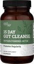 15 Day Gut Cleanse Detox For Women and Men - Vegan, Non-GMO Ingredientes For Waist Loss and Constipation Relief With A 15 Day Cleanse Gut Support Without Cramping, As Seen On TikTok (60 Capsules)