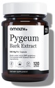 Amalth Pygeum Bark Extract Powder Mayor Potency (6,5% phytosterols) Apoya Tract urinario &amp; Prostate Health Men Herbal Suplementos 120 Capsules (Non – GMO)