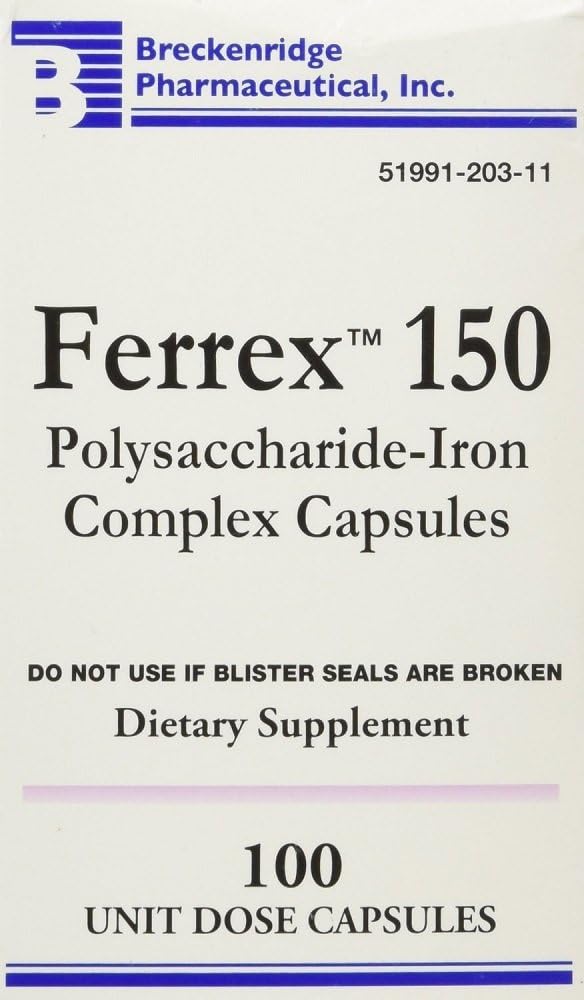 Ferrex 150 cápsulas, 100ct (3 Pack)