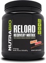 NutraBio Reload - Powerful Muscular Recovery Formula - Post-Workout Supplement - 3G Creatine - 8G BCAAs - 5G Glutamina - 30 Servimientos, Orange Mango